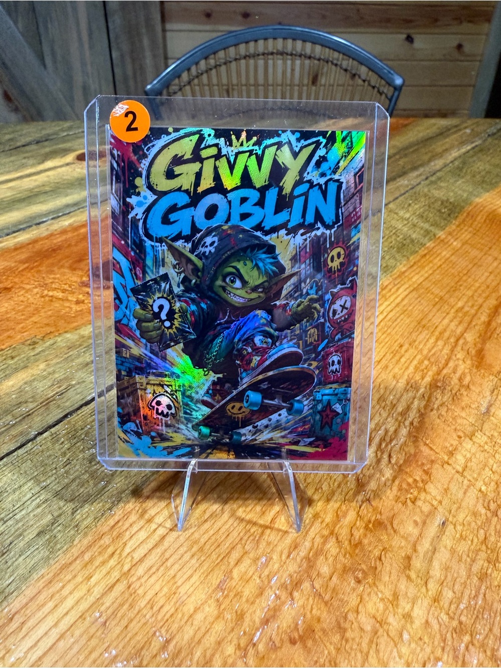Givvy Goblin Custom Trading Card